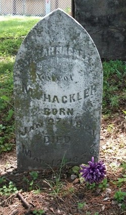 Sarah Virginia Hackler Hackler Gravestone
